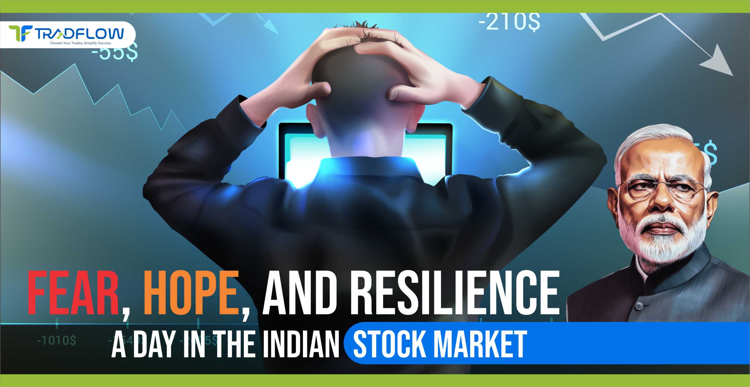 Fear, Hope, and Resilience: A Day in the Indian Stock Market